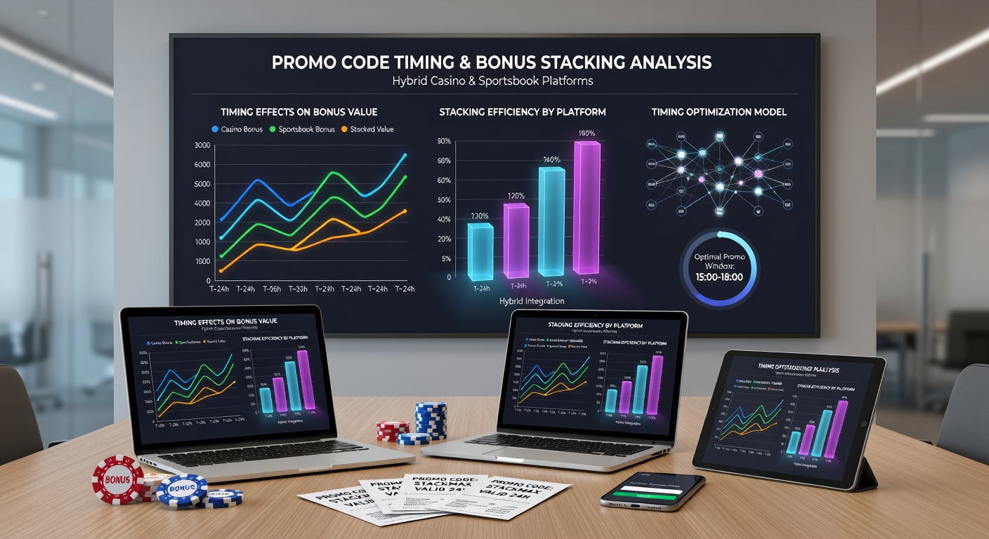 Illustration of promo code sequences affecting bonus layers on hybrid gambling platforms
