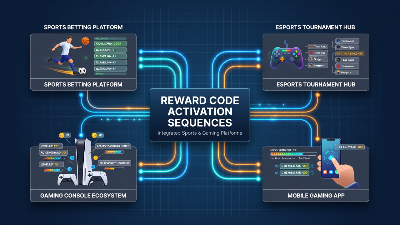 Flowchart illustrating sequenced rewards moving from spins through sports wager multipliers on hybrid sites